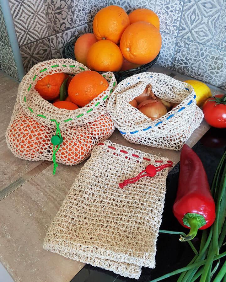Crochet Reusable Produce Bag Pattern