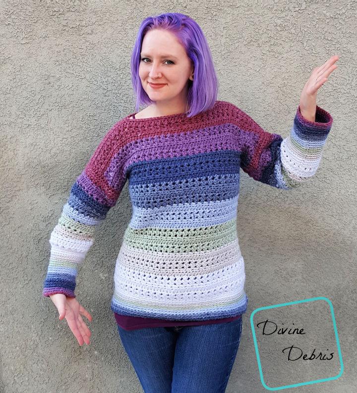 Crochet Sherbet Sweater Pattern