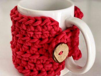 Crochet Stay Home Mug Cozy