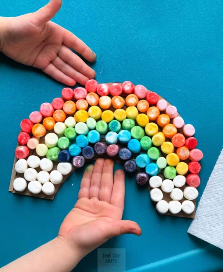 DIY Rainbow Craft for Toddlers