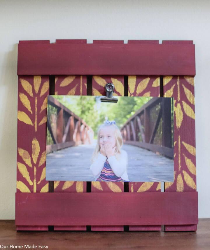 DIY Wood Picture Frame