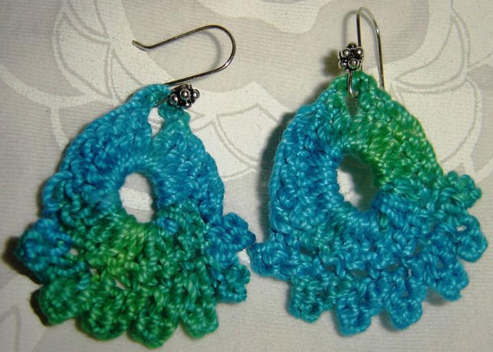 Dainty Earrings Crochet Pattern