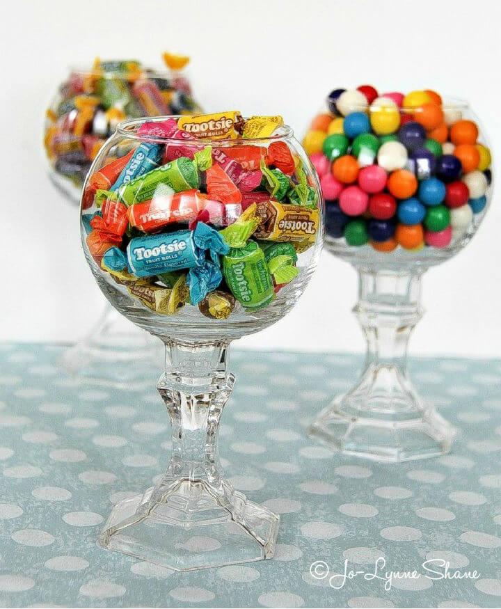Dollar Store Candy Jar for Parties