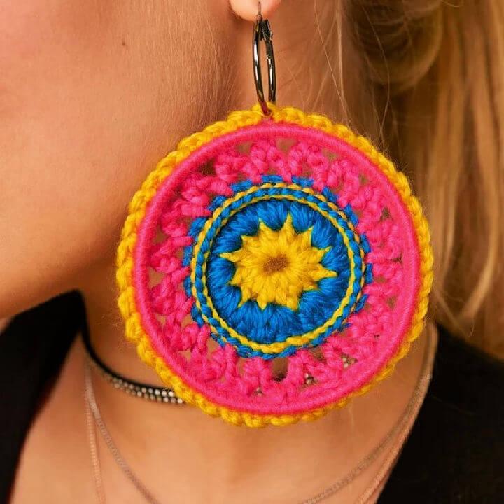 Festival Crochet Earrings Pattern