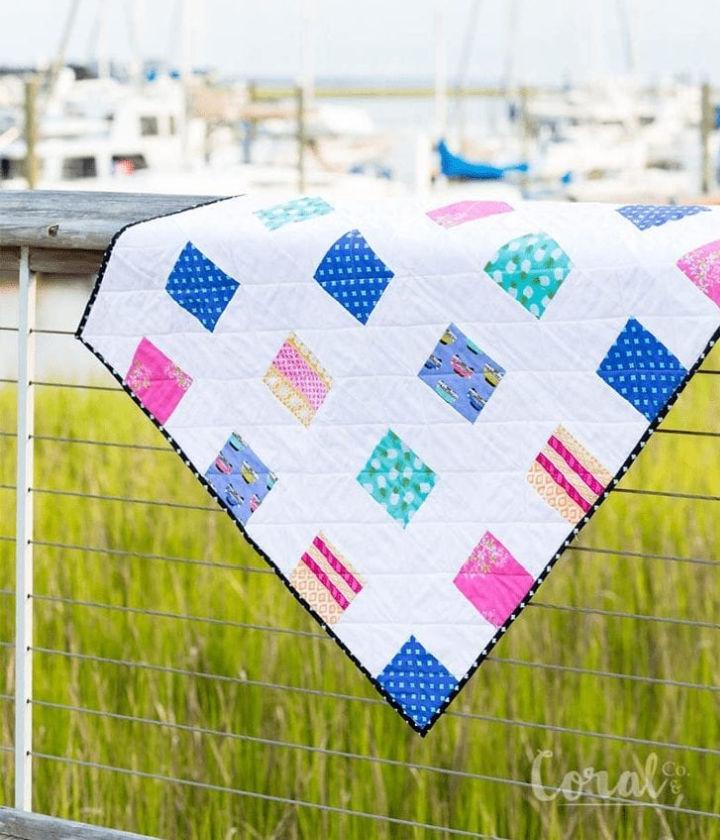 Four Square Baby Quilt Pattern