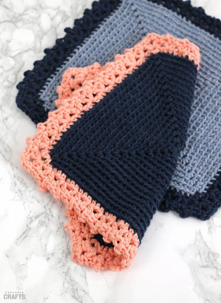 Free Cottage Dishcloth Crochet Pattern