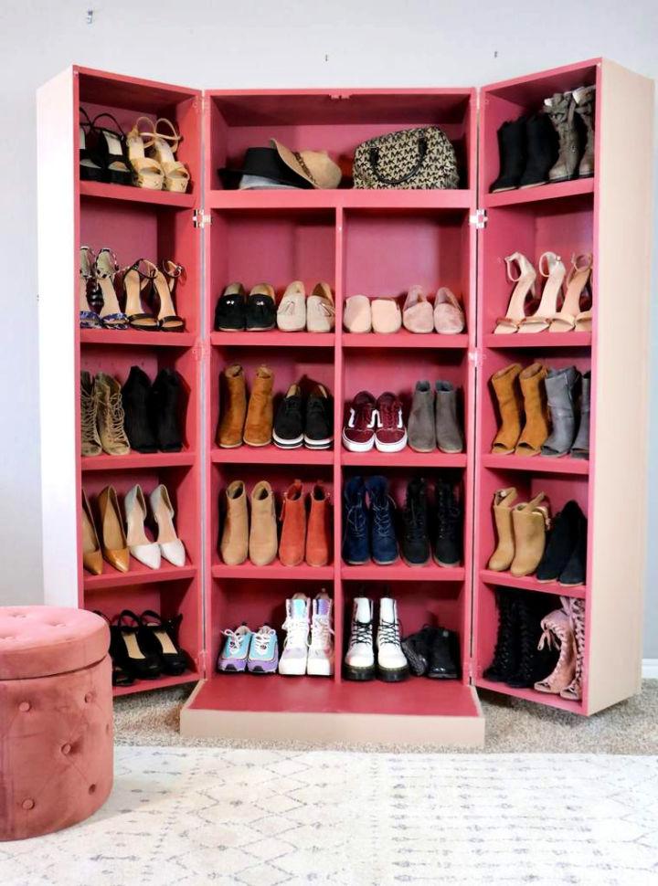 Hidden Shoe Storage with Cabinet