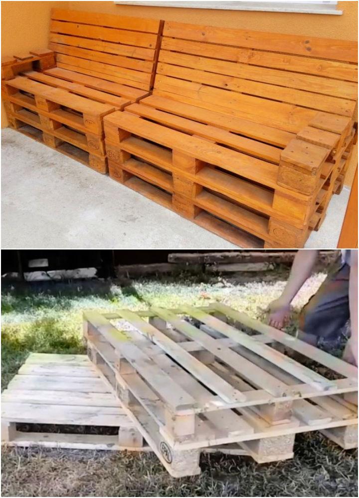 Homemade Pallet Bench