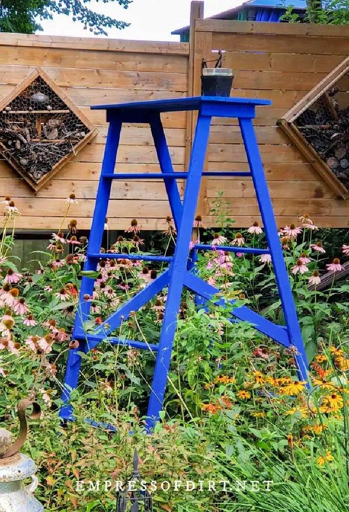 How to Build a Garden Art Ladder