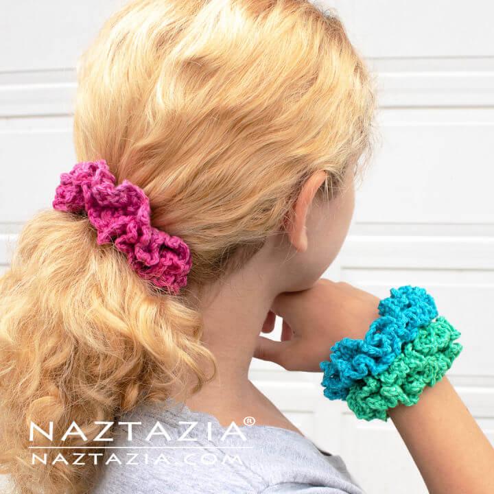 How to Crochet Scrunchies