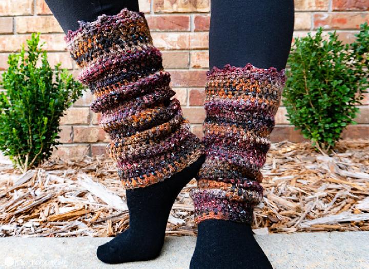 How to Crochet Sesame Leg Warmers