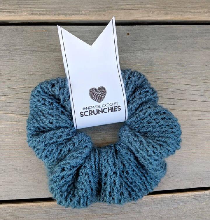 Lacey Crochet Scrunchie Pattern