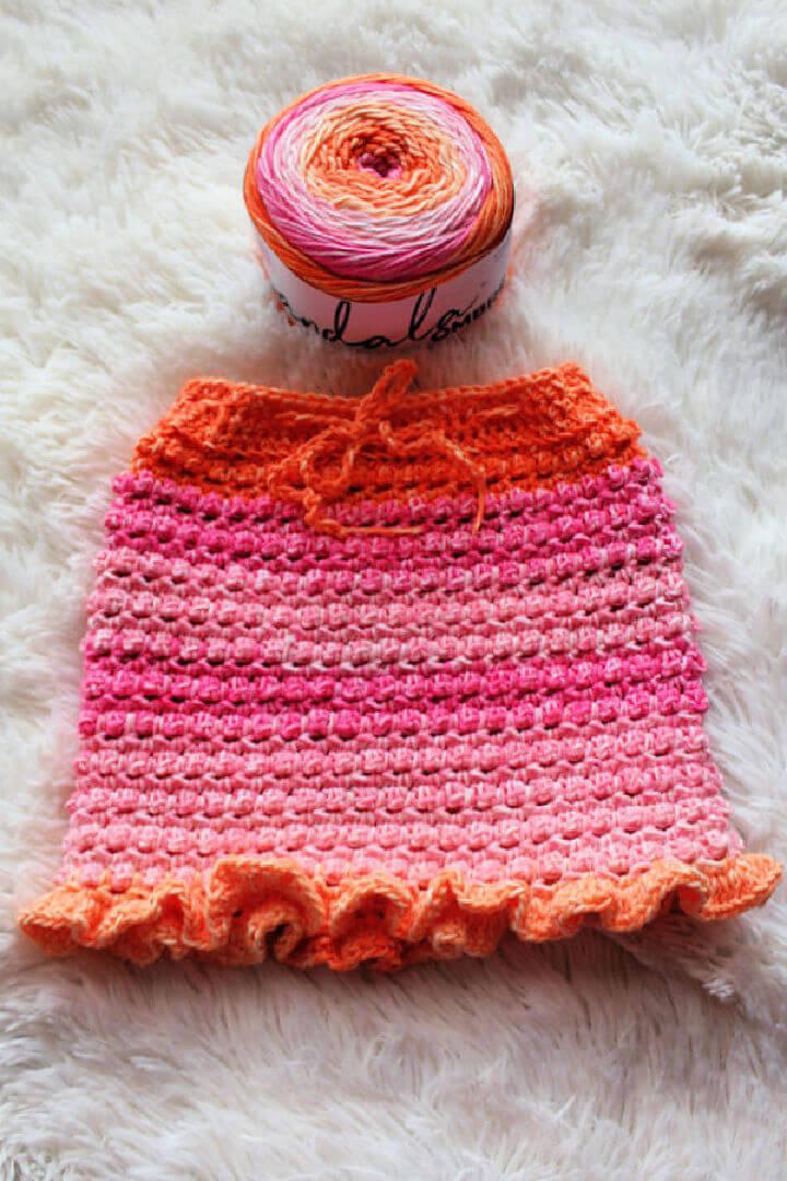Little Textures Crochet Baby Skirt