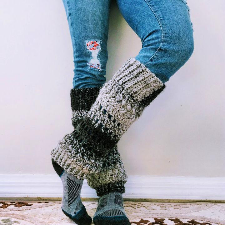 Luminous Leg Warmers Crochet Pattern