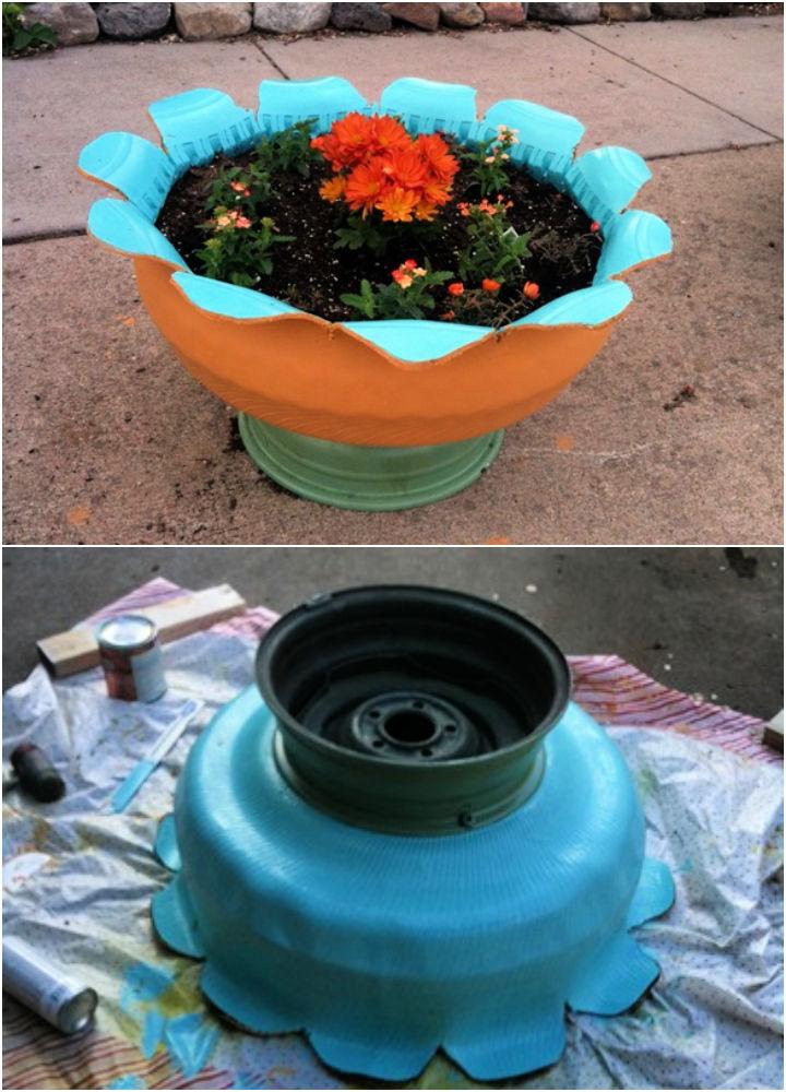Make a Planter Out of an Old Tire