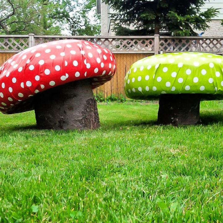 Mushroom Garden Stools