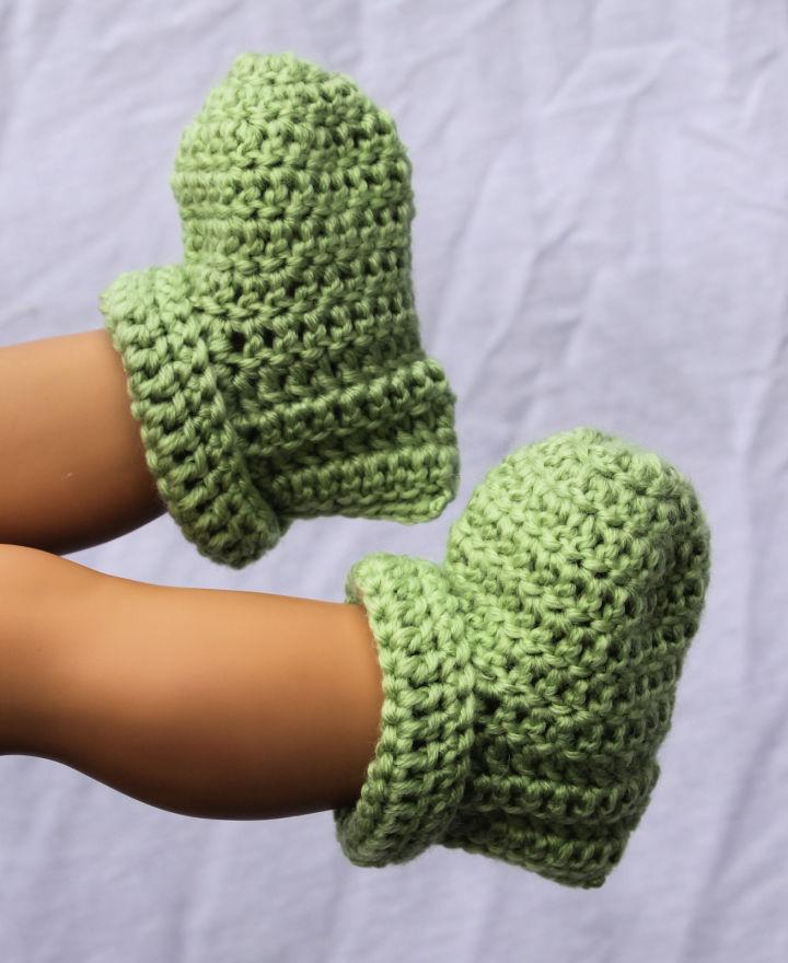 Newborn Crochet Baby Booties