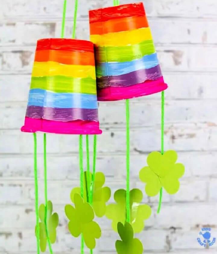 Paper Cup St Patricks Day Windsock