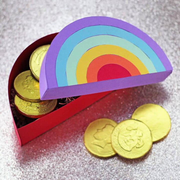 Paper Rainbow Gift Box