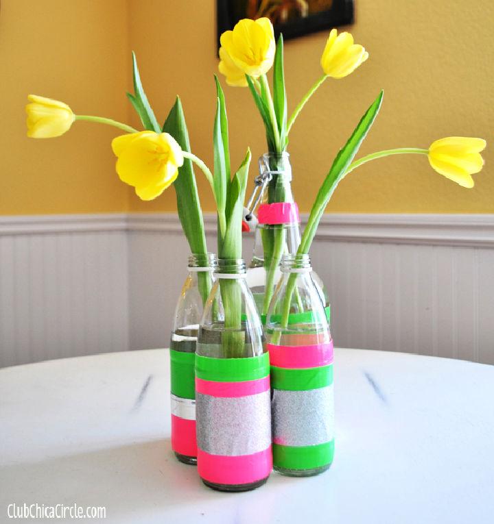 Recycled Spring Bud Vases