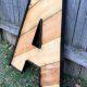 Rustic Industrial Letter from Wood Pallets