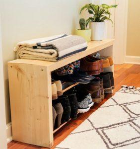40 Best DIY Shoe Rack Ideas and Plans {2021 Updated}