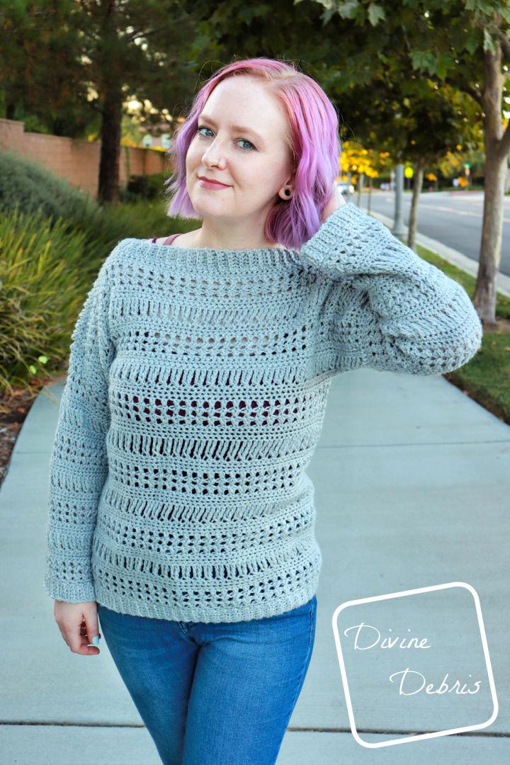 Stephanie Sweater Crochet Pattern