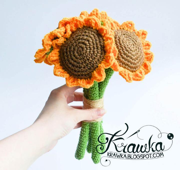 Sunflower Bouquet Crochet Pattern