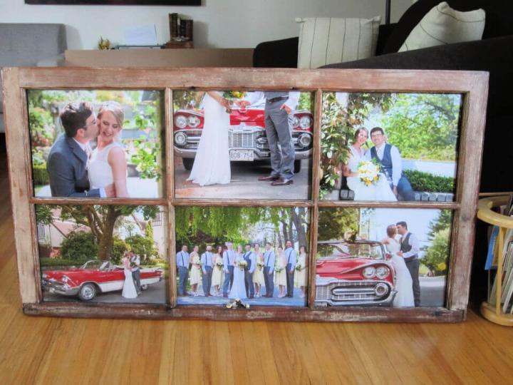 Turn an Old Window Into Picture Frame