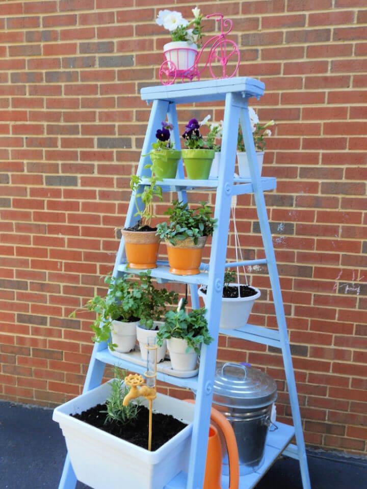 DIY Herb Garden Ladder