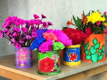 Easy DIY Painted Tin Cans
