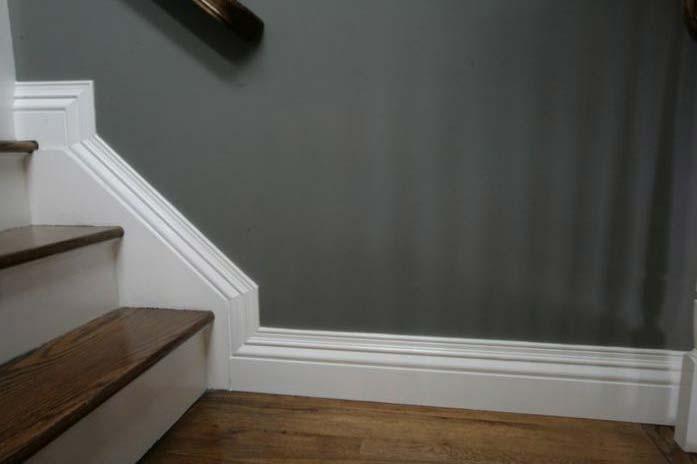 how to clean painted baseboards