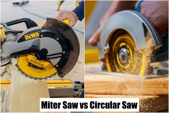 The difference between a circular saw and a Mitre saw.